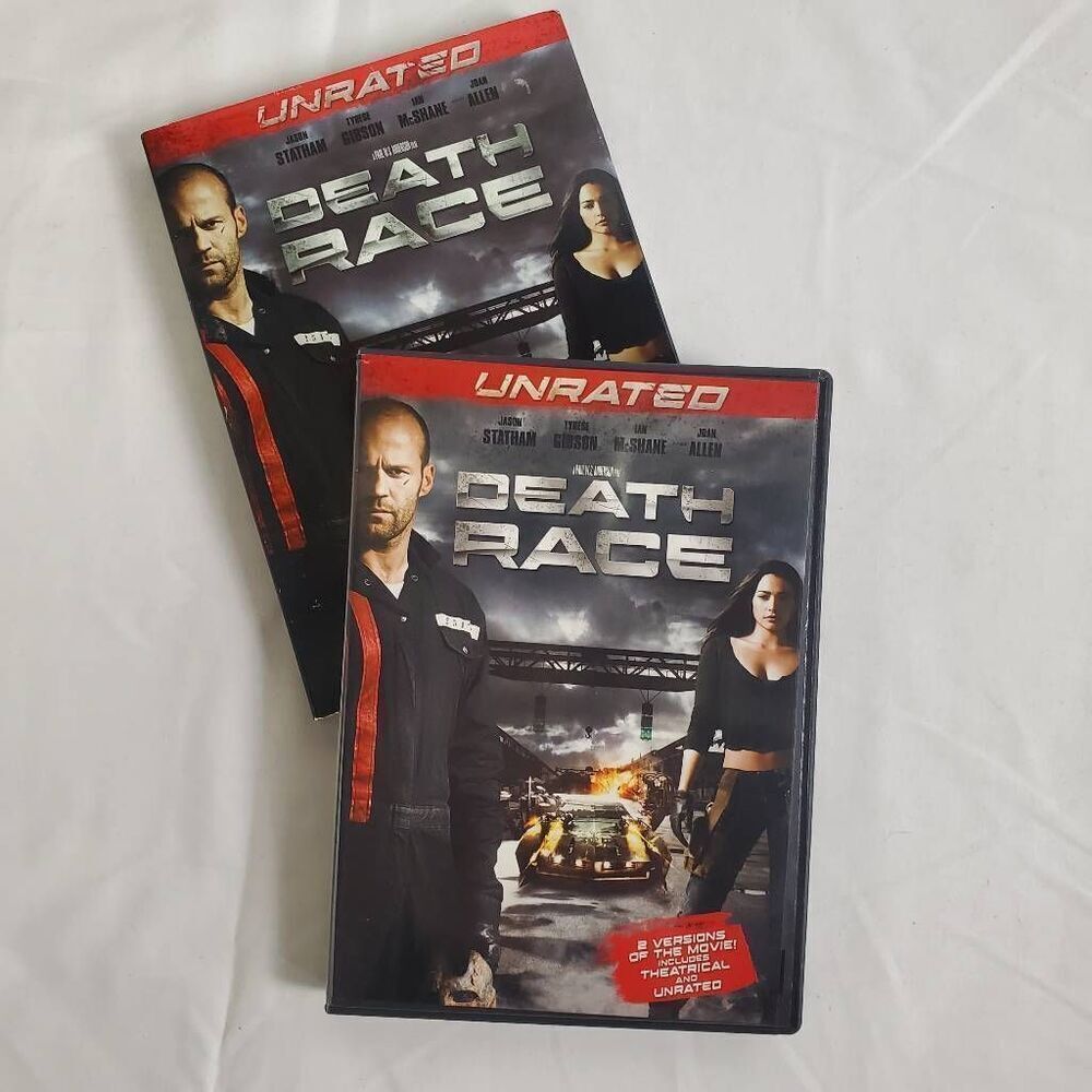 Death Race DVD Unrated Edition Jason Statham Tyrese Gibson Joan Allen Universal
